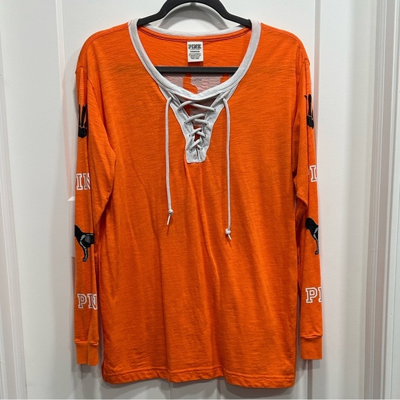 PINK Victoria’s Secret Here For The Boos Long Sleeve Top Size Small - Picture 3 of 16